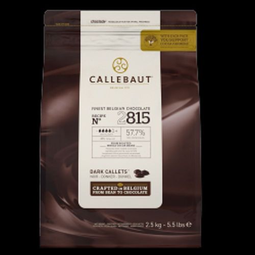 Callets Callebaut 2815 dunkel 57,7 %,  2,5 kg