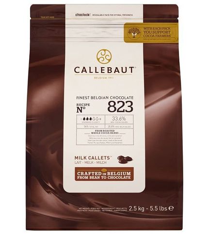 Callets Callebaut Vollmilch N°823 NV  - 2,5kg
